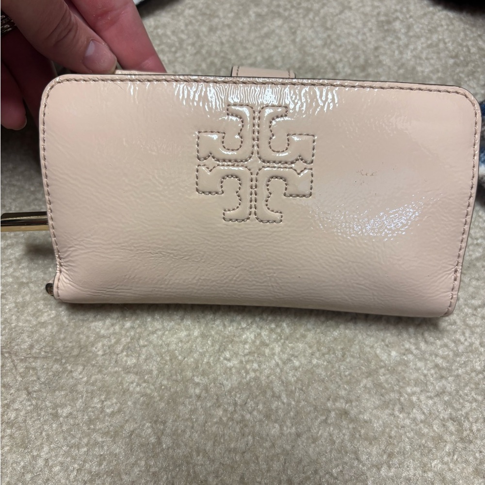 Tory Burch Blush Leather Wallet